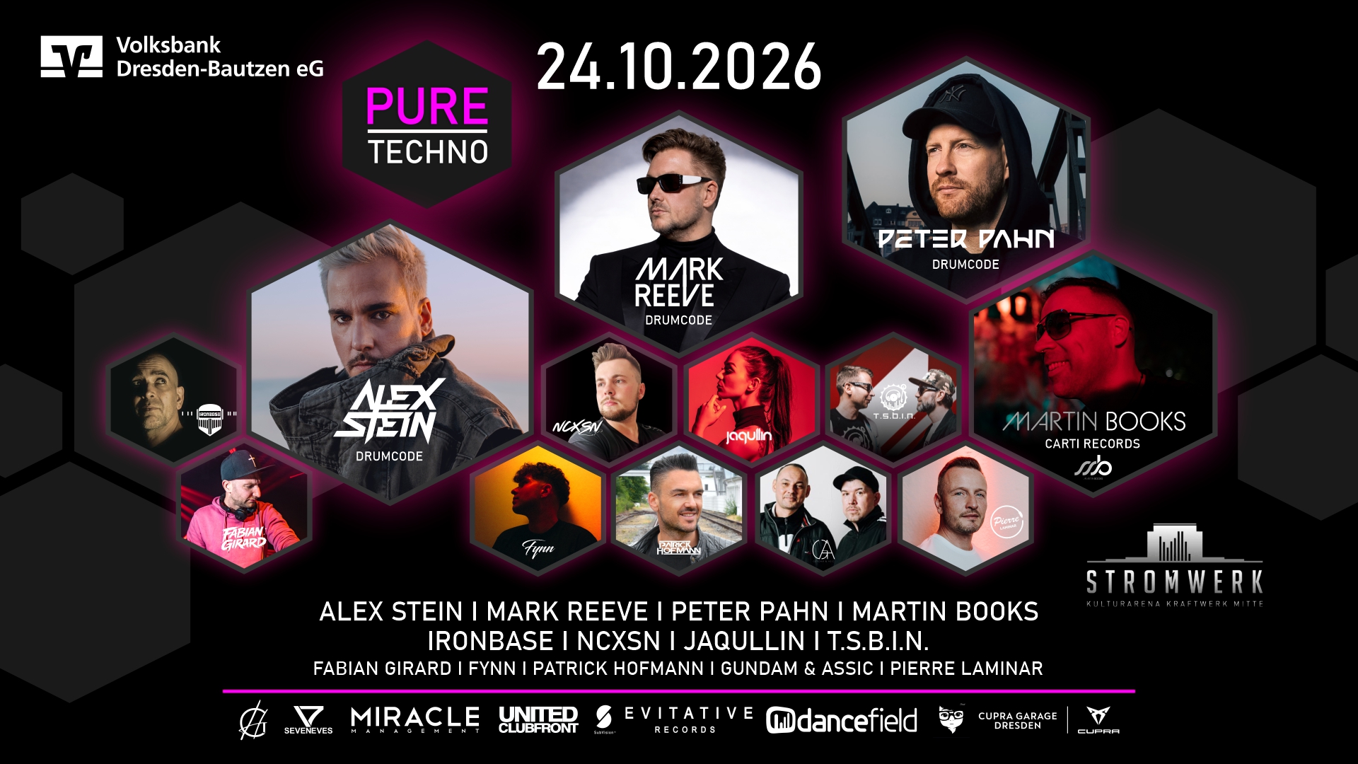 24.10.2026 PURE TECHNO Stromwerk Dresden